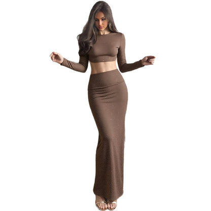Backless Long Sleeve Dress - Hollowed Out Bodycon - Fashions Envy