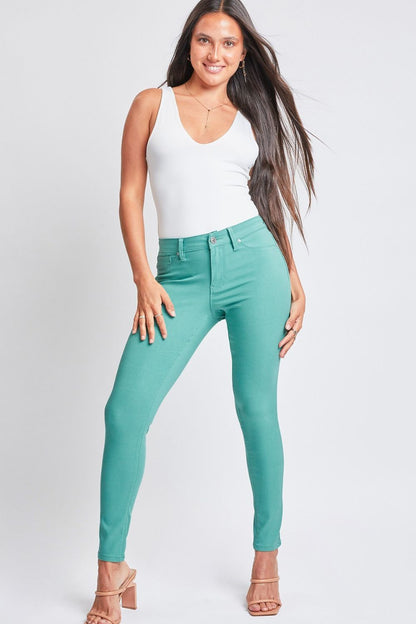 SeaGreen Full Size Hyperstretch Mid-Rise Skinny Pants