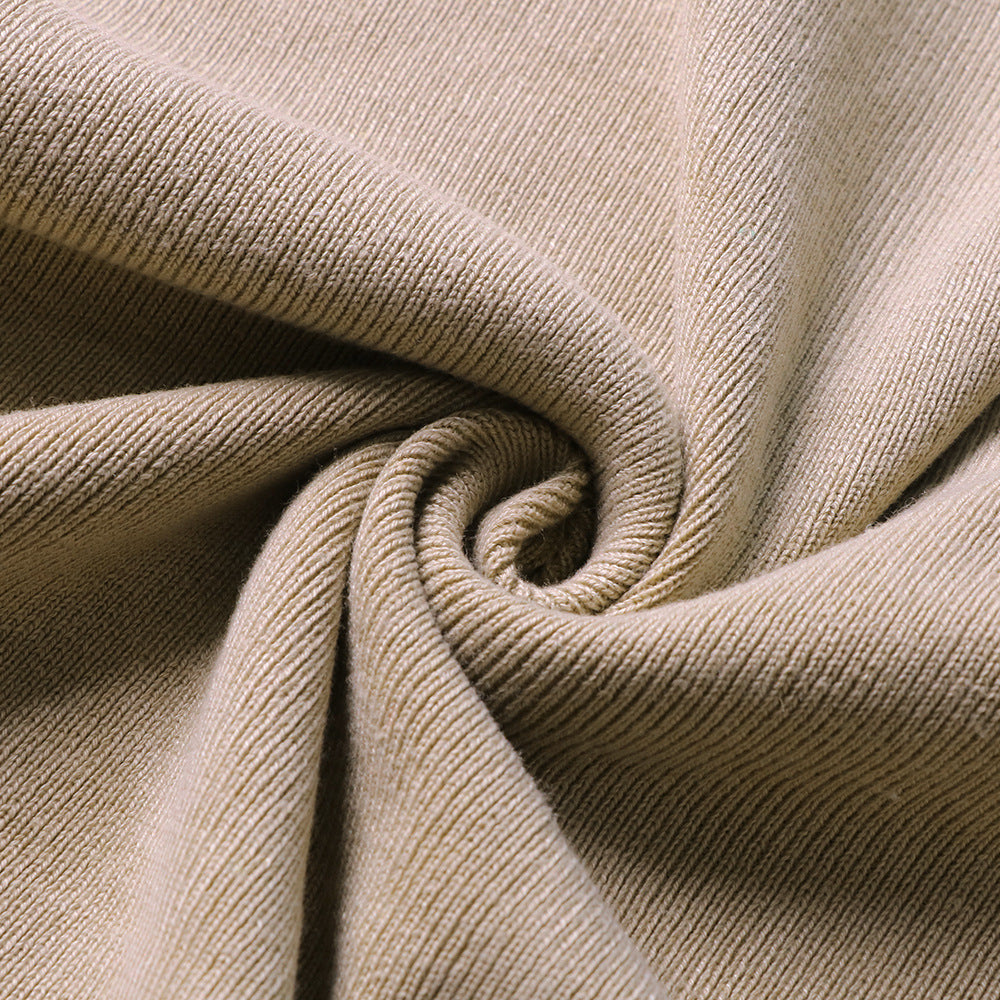 Autumn and winter new knit dress slim V-neck sweater dress