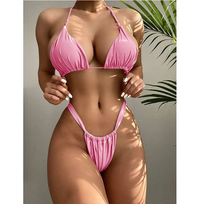 Split Bikini Set - Two-Piece Swimsuit
