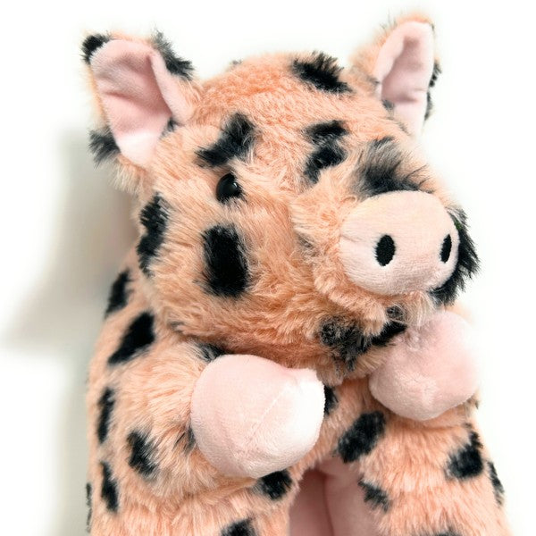 Pig Belly Hugs - Women's Plush Animal Slippers