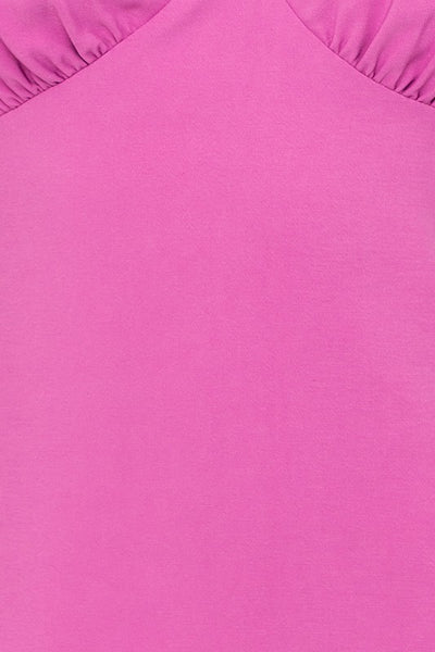 Strap Detail No Stretch Sleeveless Mini Dress - Fashions Envy