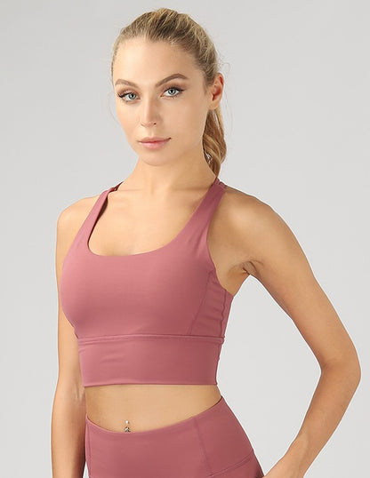 Strappy Back Active Criss-Cross Active Crop Top