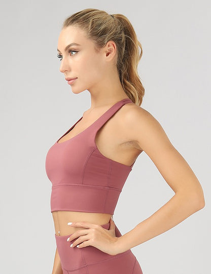 Strappy Back Active Criss-Cross Active Crop Top