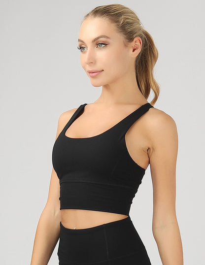 Strappy Back Active Criss-Cross Active Crop Top