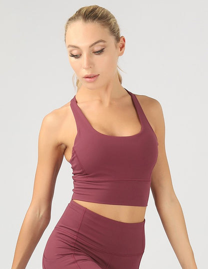 Strappy Back Active Criss-Cross Active Crop Top