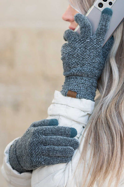 CC Chenille Touch Gloves - Fashions Envy