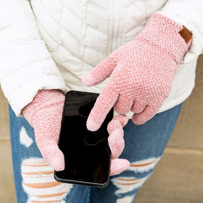 CC Chenille Touch Gloves - Fashions Envy