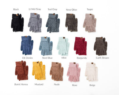 CC Chenille Touch Gloves - Fashions Envy