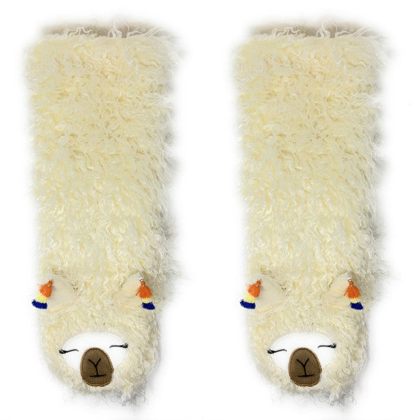 Llama Llama - Women's House Sherpa Slipper Socks