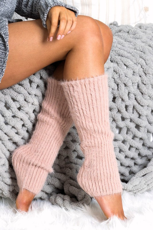 Buttery Soft Eyelash Leg Warmers