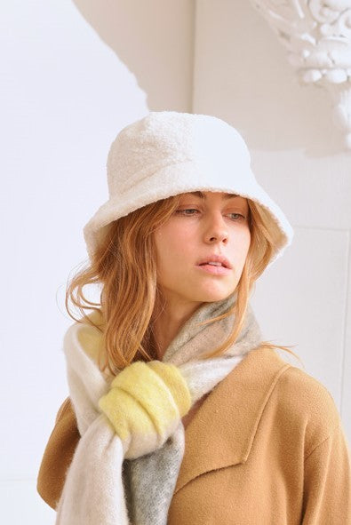 Adorably Warm Teddy Bear Bucket Hat