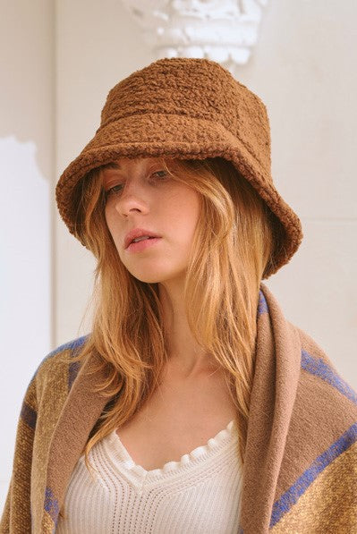 Adorably Warm Teddy Bear Bucket Hat