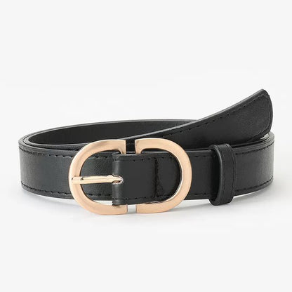 Vegan Leather D-Ring Style Belt