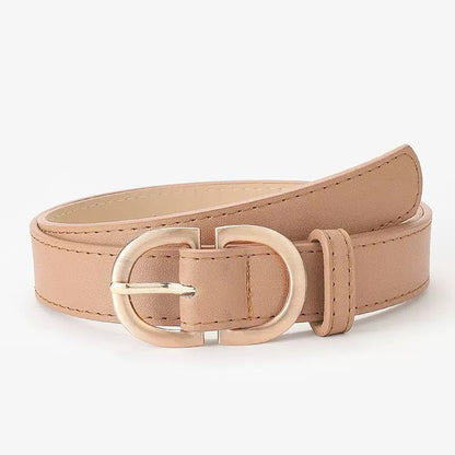 Vegan Leather D-Ring Style Belt