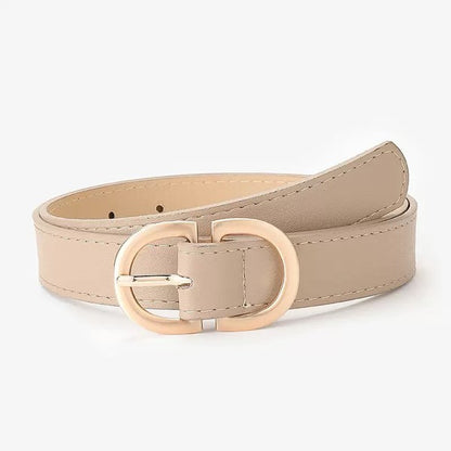 Vegan Leather D-Ring Style Belt