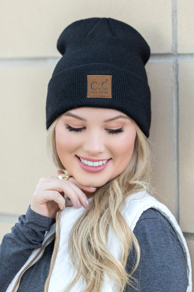 CC Heathered Boyfriend Beanie - Fashions Envy