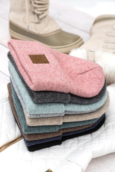CC Heathered Boyfriend Beanie - Fashions Envy