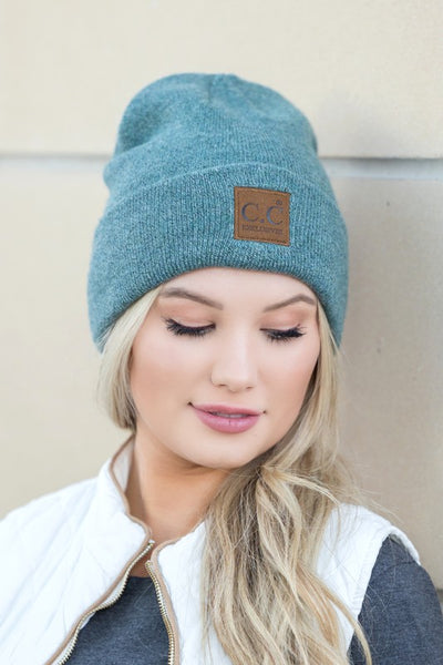 CC Heathered Boyfriend Beanie - Fashions Envy