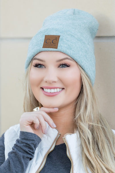 CC Heathered Boyfriend Beanie - Fashions Envy