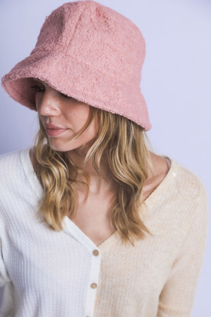 Adorably Warm Teddy Bear Bucket Hat