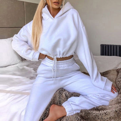 2 Piece Sweatsuit - Women's Hoodie & Joggers Tracksuit