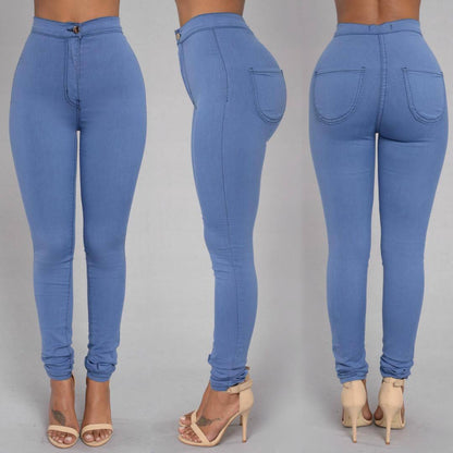 Women's Tight Legging Style Thin Waist Stretch Pencil Pants