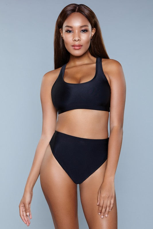 Round Neck Vera Two Piece Bikini Swimsuit