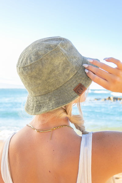 CC Terry Cloth Bucket Hat - Fashions Envy