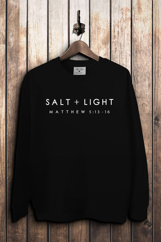 Salt and Light French Terry Comfy Sweatshirt