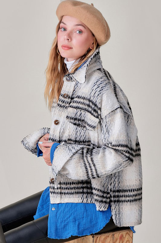 Oversized Versatile Patterned Madelyn Jacket