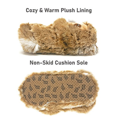 Sloth Hugs - Kids Fluffy House Slippers Shoes - Fashions Envy