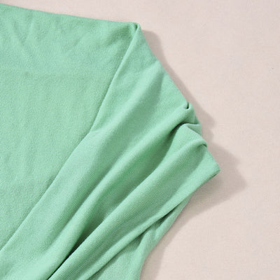 Backless Halter Dress - Green Sleeveless Mini - Fashions Envy