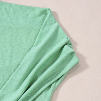 Backless Halter Dress - Green Sleeveless Mini