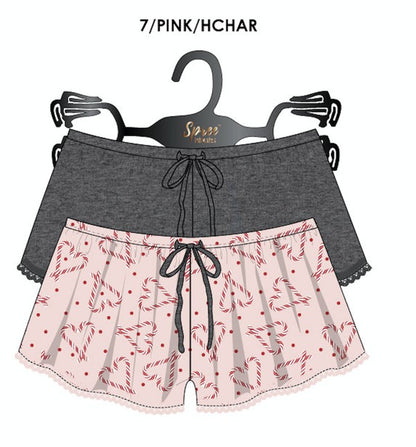 Comfy Cute Lace Trim Shorts 2-Pack