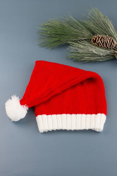 Santa Stocking Beanie Hat - Fashions Envy