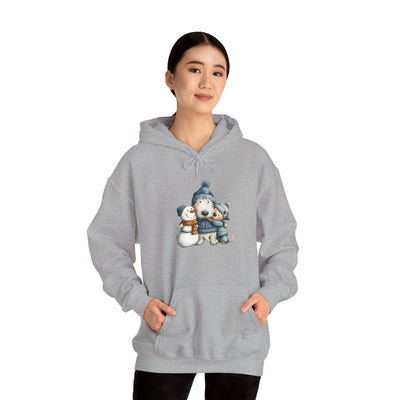 Snowman Puppy Hoodie - Adorable Winter Dog Sweatshirt