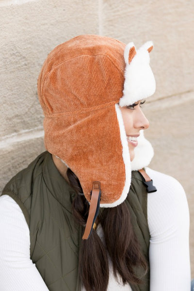 Kitten Ear Trapper Hat - Fashions Envy