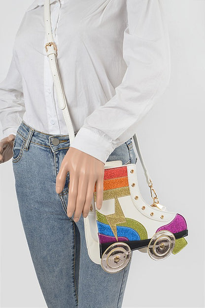 Iconic Roller Skate Shoe Swing Bag