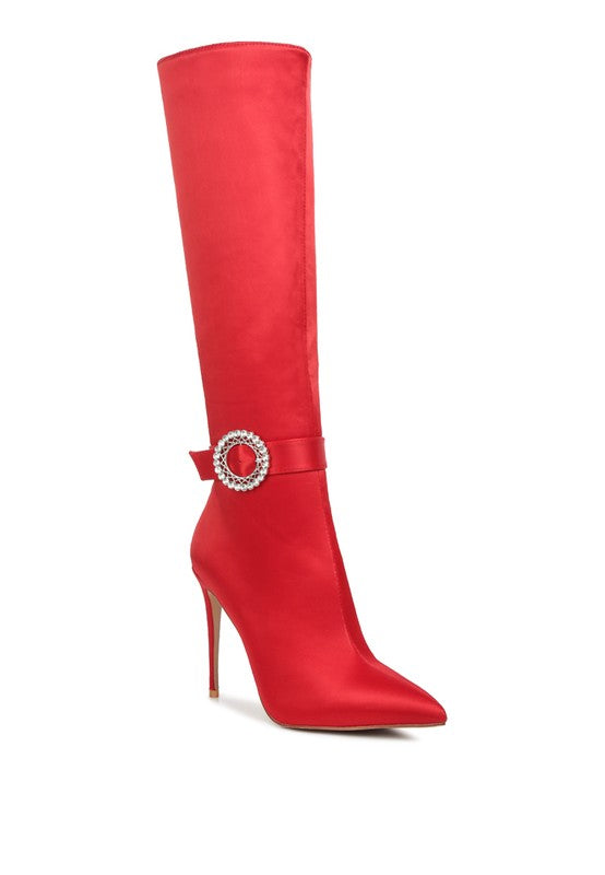Lovestruck Side Zipper High Calf Boots