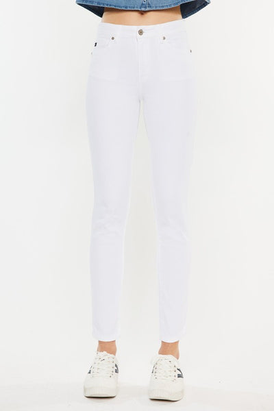 High Rise Ankle Skinny Jeans - Fashions Envy