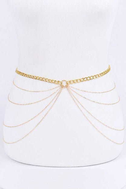 Multi-Layered Iconic Chain Belt