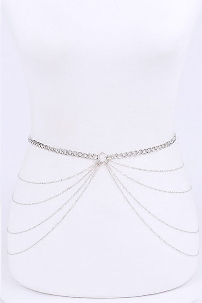 Multi-Layered Iconic Chain Belt