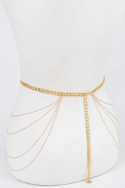 Multi-Layered Iconic Chain Belt