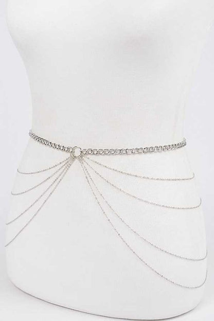 Multi-Layered Iconic Chain Belt