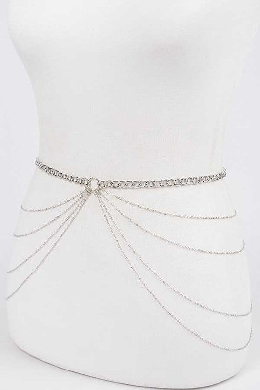 Multi-Layered Iconic Chain Belt