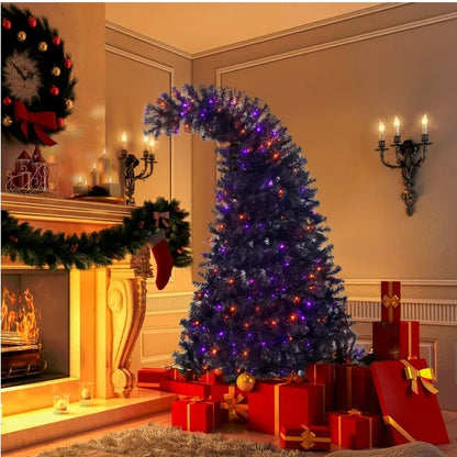 6ft Artificial Fir Bent Top Tree - Halloween Christmas Decor - Fashions Envy