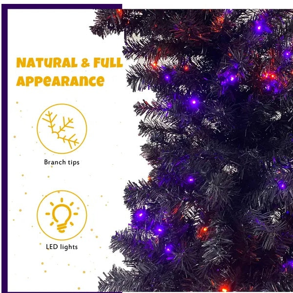 6ft Artificial Fir Bent Top Tree - Halloween Christmas Decor - Fashions Envy