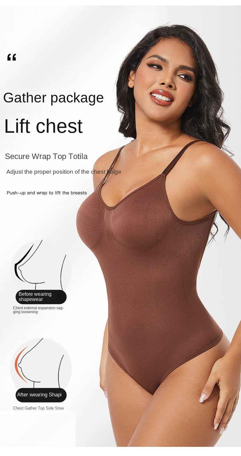 Backless Shapewear Thong Bodysuit - Butt Lifting Bodyshaper