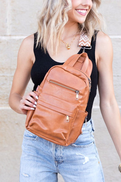 Alba Convertible Backpack Sling - Fashions Envy